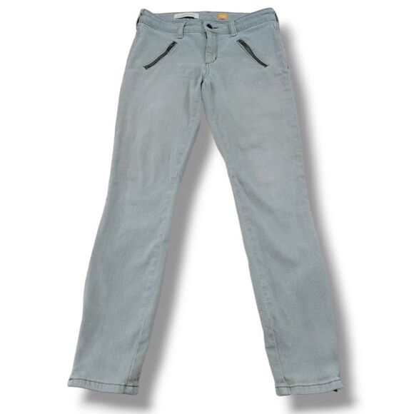 Pilcro And The Letterpress Jeans Size 28 W29"L28.5" Serif Skinny Jeans Ankle Zip - Picture 1 of 7